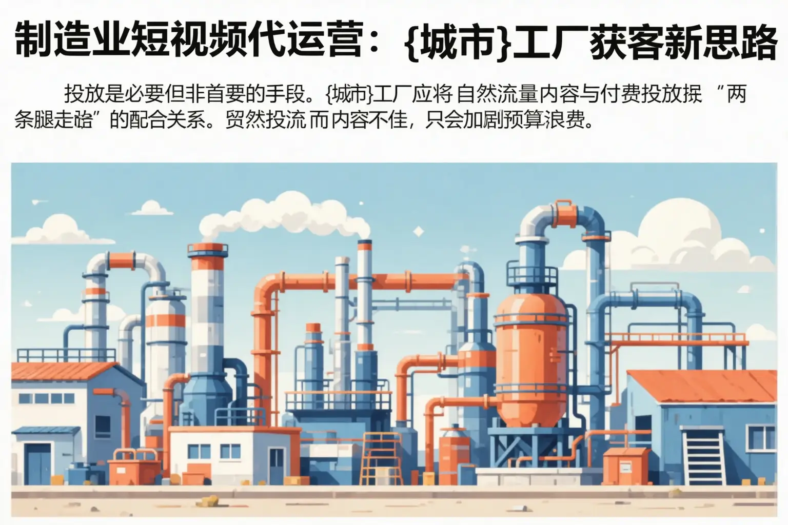 制造业短视频代运营:锦江工厂获客新思路